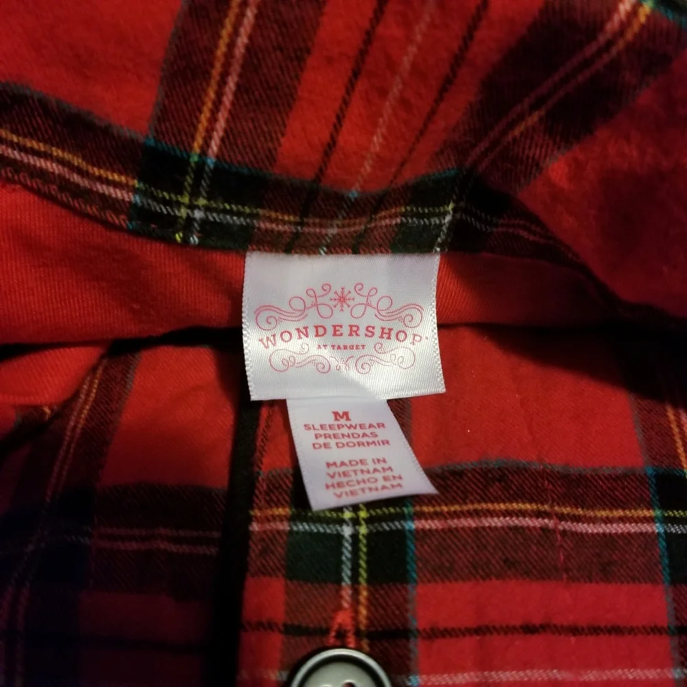 Women's Plaid 2 Piece Pajamas Size M - Picture 2 of 2